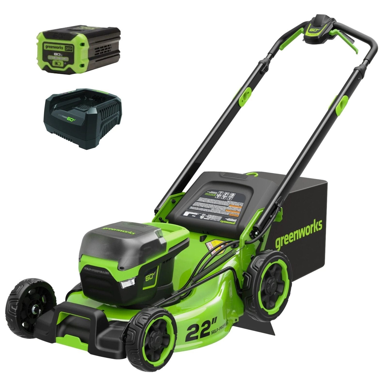 29146_eb3a277f-6088-4c49-95f4-8161c4cfe79d-scaled-1.jpg Greenworks Pro 60V 22" Cordless Self-Propelled Push Lawn Mower - Image 1